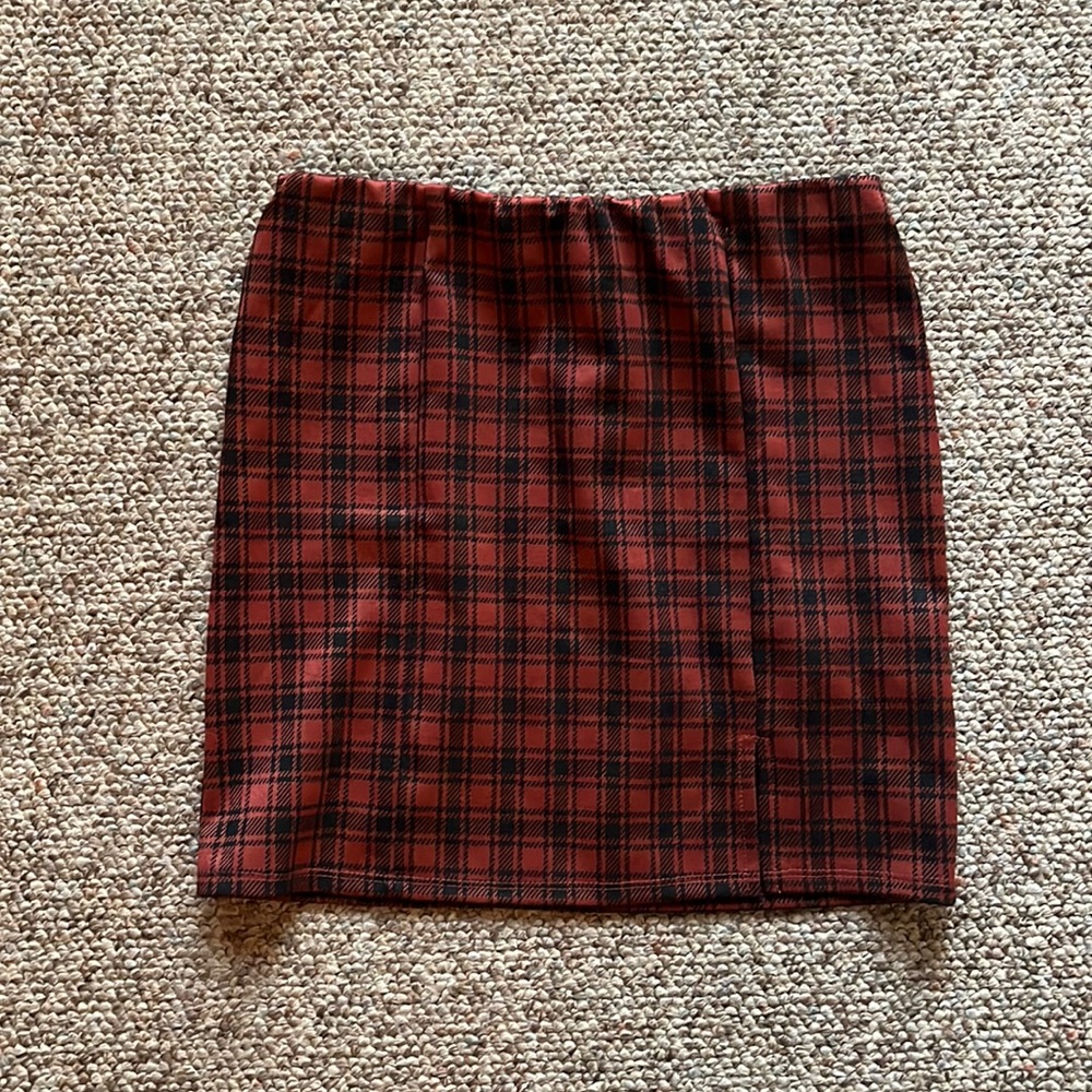 Forever 21 plaid mini skirt